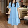 Women Casual Round Neck Short Sleeve Summer Dress