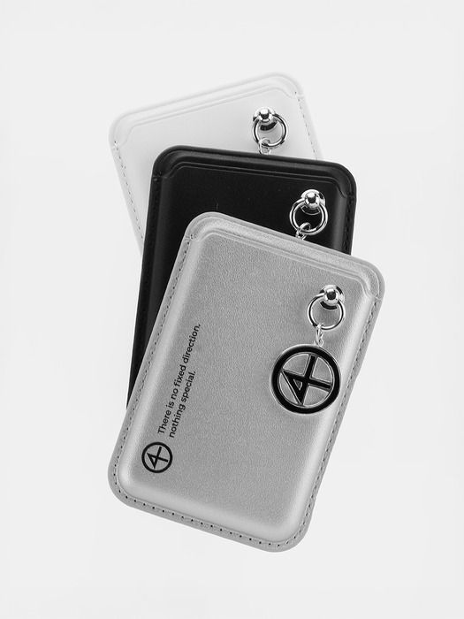 Nonenon NONE Keyring MAGSAFE CARD WALLET_silver