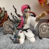 In Stock 15cm Demon Slayer Akaza Hakuji Anime Figure Model Doll Action Figurine Pvc Decoration Peripheral Desktop Ornament Toy