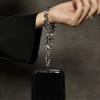 Blinkende Handy-Lanyard High-End Luxus Kurze Wassertropfen Hängekette Handgeperlte Armbandkette Handgehaltener Anhänger