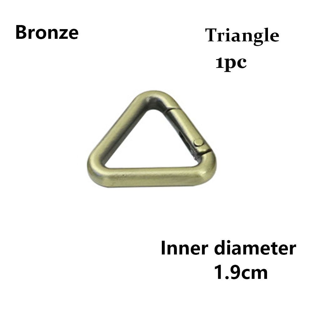 19mm Plated Gate Outdoor Camping Carabiner Carabiner Purses Handbags Spring O-Ring Buckles Snap Clasp Clip Bag Belt Buckle