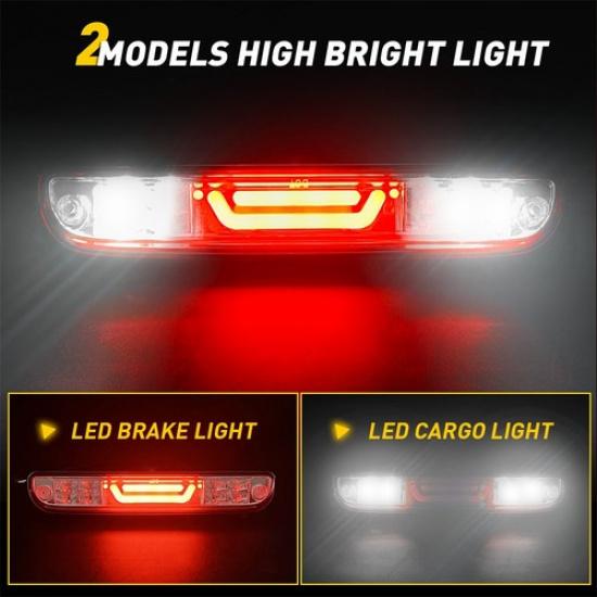 LED 3rd Third Brake Light Cargo Lamp Bar For Red 1999-2009 Ford F-250