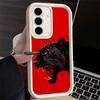 Phone Case for Samsung Galaxy A17 A16 A15 A14 A13 Black Panther Cool Animal A56 A36 A26 A55 A35 A25 A54 A34 A24 A53 A33 A23 A07