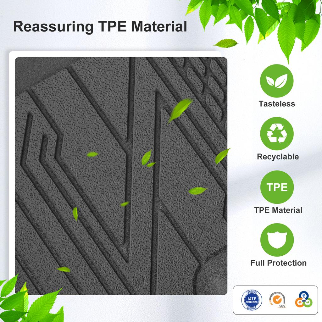 Smabee Left Drive for Hyundai Tucson NX4 Hybrid 2022-2026 Car All-weather Floor Mats Cargo Liner Trunk Pad TPE Accessories