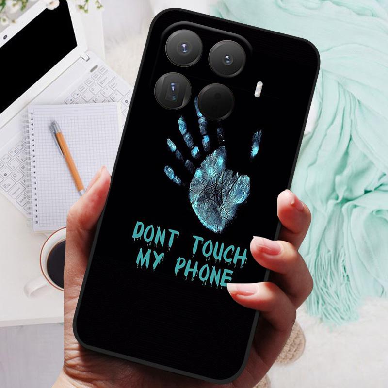 Xiaomi 15T Pro tok Oroszlán Farkas Szilikon Puha Hátlap Xiaomi Mi 15T Pro Telefon Tokhoz 15TPro Védő Ház Fundas Coque