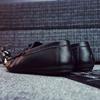 Europese Station Doudou Schoenen Heren Luie Leren Schoenen Mouw Herenschoenen Instappers Zachte Zool Ademend Rijden Trendy Schoenen Eén stuk wordt verzonden