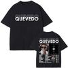 Rapper QUEVEDO Buenas Noches Album Merch Tshirt High Quality Fashion Oversized T Shirt Men Women Casual Short Sleeve Tshirts
