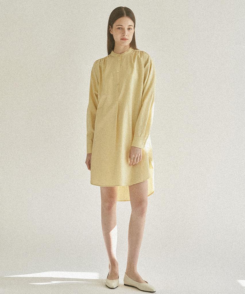 Kkeulle Noir Cotton Dress_Yellow