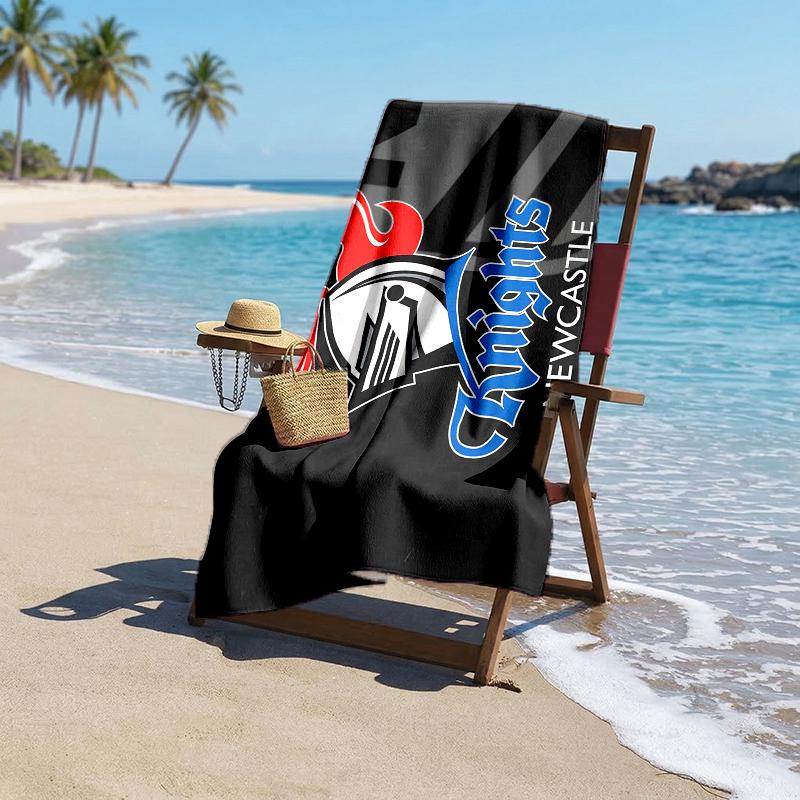 Knights Fashion Beach Towel: Ideal for Summer Adventures Soft, Absorbent and Quick Drying Suitable for Swimming and Bathing