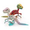 3D-gedruckte bewegliche Raptor-Skelettfigur Dinosaurierknochen Bewegliches Modellspielzeug für Heim- und Bürodekorationen und Sammler