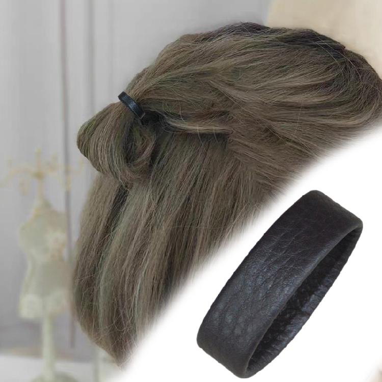 Grains Leather Belt Clip Sophisticated Cowhides Leather Belt Rings Belt Clip Keeper for Professional Attires