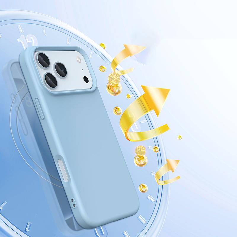 Shockproof Soft Liquid Silicone Phone Case For 18 17 Air 16 16E 15 14 13 12 11 Pro Max Plus Skin Feeling Protection Cover