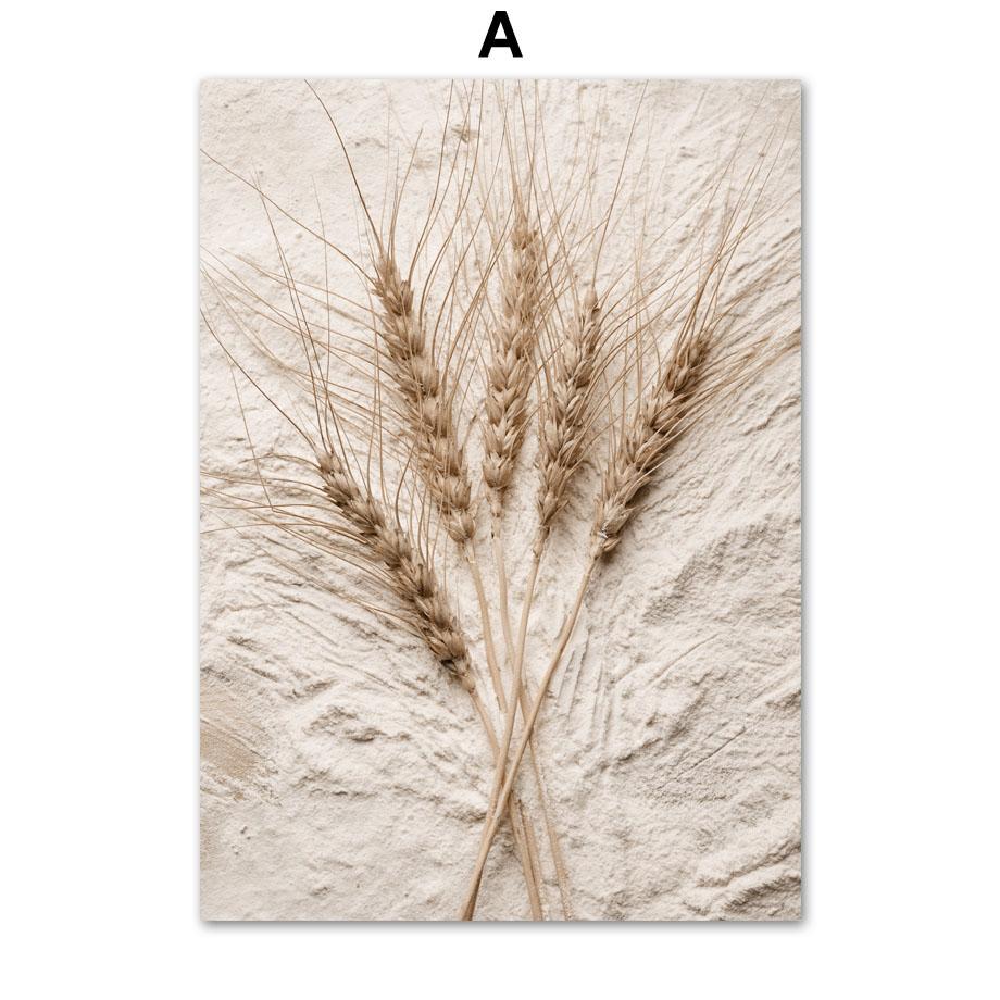 Beige Natur Mælkebøtte Rørhvede Græs Plante Citater Nordiske Plakater Prints Vægkunst Lærredsmaleri Til Stue Boligindretning