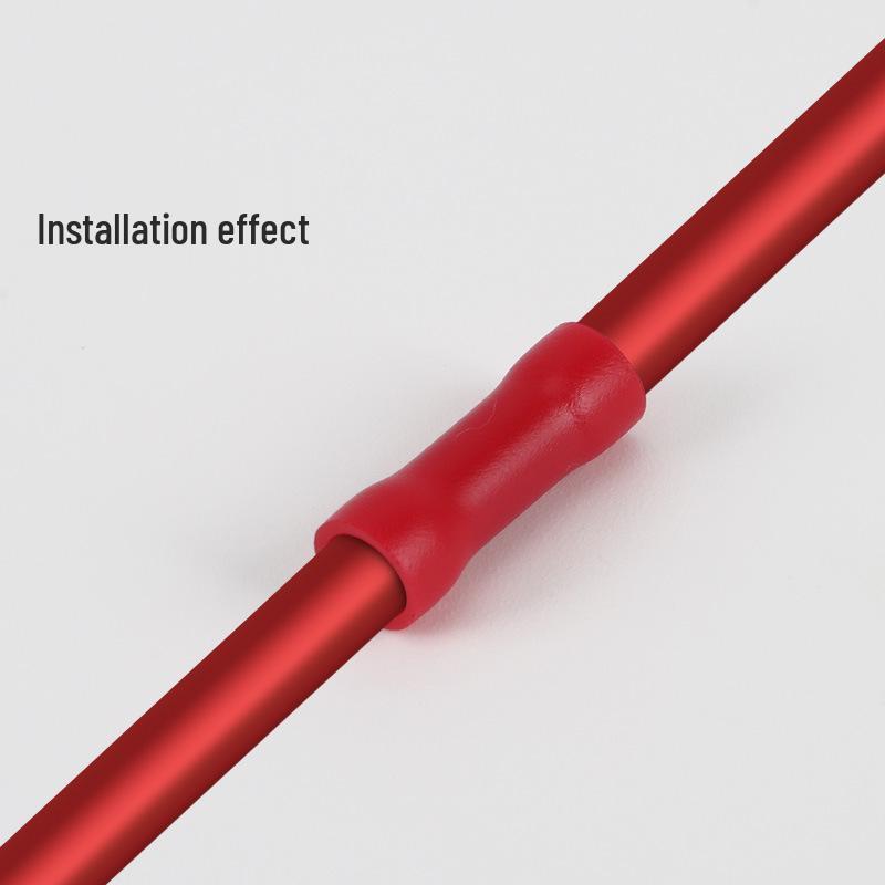 KT KST Purple Copper Fully Insulated Cold Crimp Terminal: PVT1.25/2/5.5 Short Type Intermediate Joint