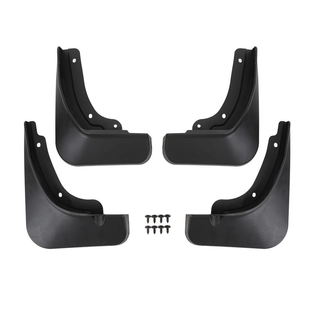 4Pcs Car Mud Flap Reliable Protection Impact Resistant Sturdy Black Front Rear Wheel Mudguard Splash Guard for Sportage