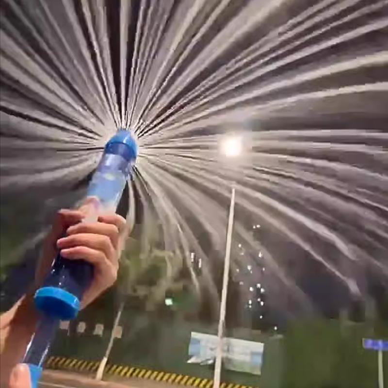 Romantisch Vuurwerk Waterspuit Speelgoed Voor Koppels Po Props Buiten Zwembadfeest Spel Nacht Verlichting Sfeer Cadeau Voor Jubileum