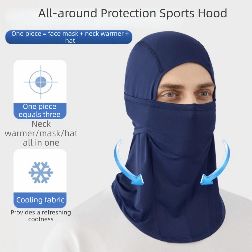 Quick Dry Balaclava Sun Protection Cycling Mask Full Face Mask Neck Gaiter Helmet Liner