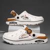 Plus Size 38-47 Men Slippers Fashion EVA Insole Clogs Men Garden Shoes Arch Support Waterproof Slides For Men Beach Shoes