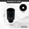 32Mm Socket 1/2 Drive With 6 Point Design,Anti-Rust Axle Nut Sockets Set For Quick Shaft Nut Removal,Professional Deep Impact Socket Set 1/2 Drive