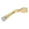 A ABSOPRO Tire Valve Stem Air Inflation Adapter Durable 135 Degree 50mm Long Tire Valve Extension Pure Copper Brass Tone