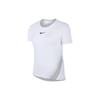 Vintage Logo Print Crew Neck Sports T-Shirt Women Tops White AQ5205-100