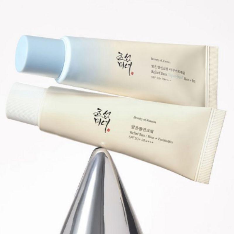 Beauty of Joseon Relief Sun Aqua Fresh Rice + Probióticos SPF50+ PA++++ 50ml