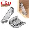 10PCS Triangle Bracket Furniture Support Thickened Universal Connector Corner