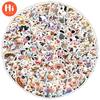 100 Cartoon Kuh Kinder Graffiti Aufkleber Schreibwarenbox Koffer Roller Essenskarte Griff Wasserdichter Aufkleber Batch