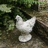 Nordische Retro Harz Hühnerfigur – Kreatives Tiermodell für Garten-, Wohnzimmer- oder Schreibtischdekoration