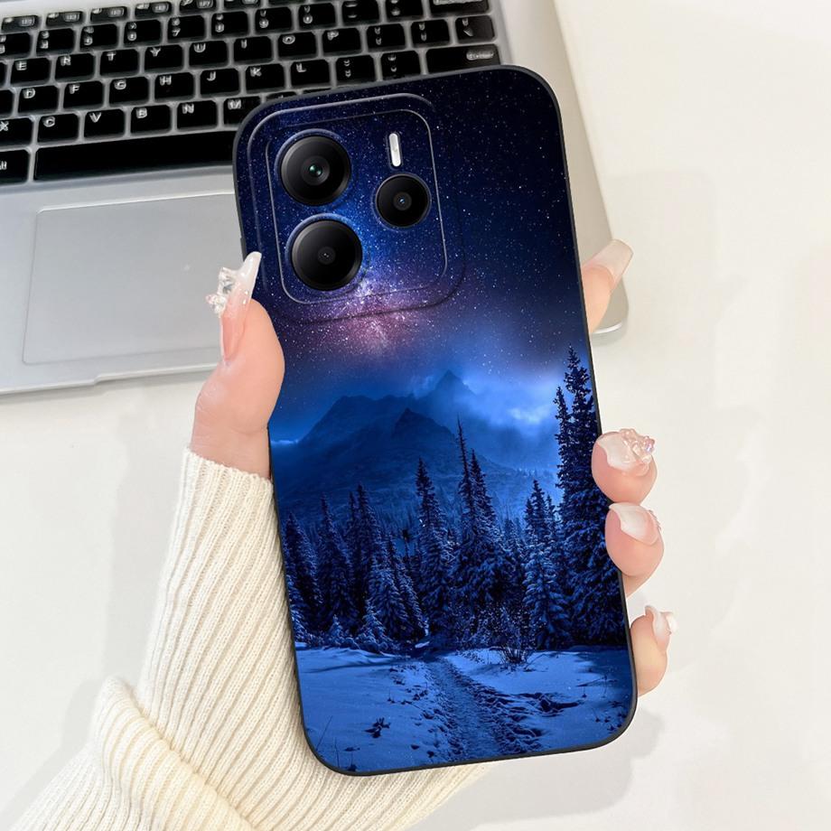 For Xiaomi Redmi Note 14 Pro Plus / Redmi Note 14 14s Note14 Pro Phone Case Silicone Soft Back Cover Dragon Cat Flower Butterfly