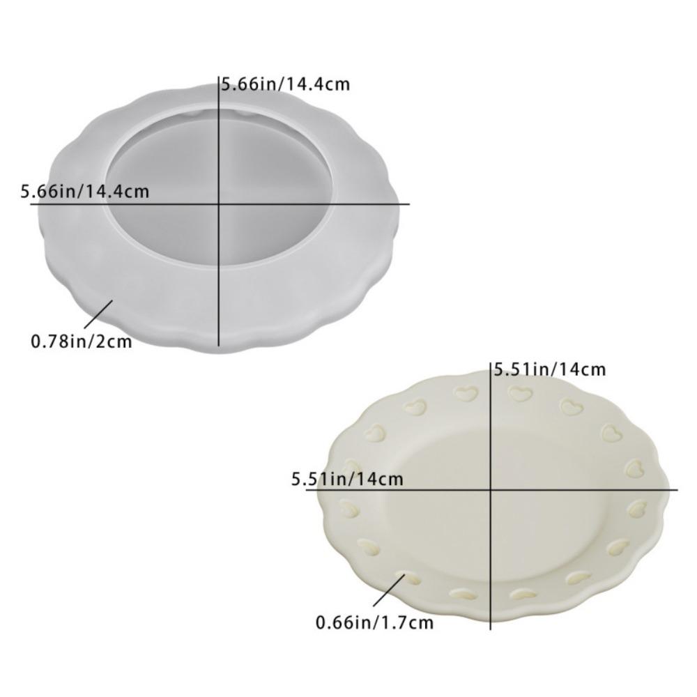 New 3D Easter Bunny Tray Silicone Mold DIY Eco-Friendly Plaster Mold Gift Reusable Bunny Tray Mold Party Supplies