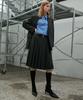 Line Studio One Belted Pleated Midi Skirt Jwskmk0100