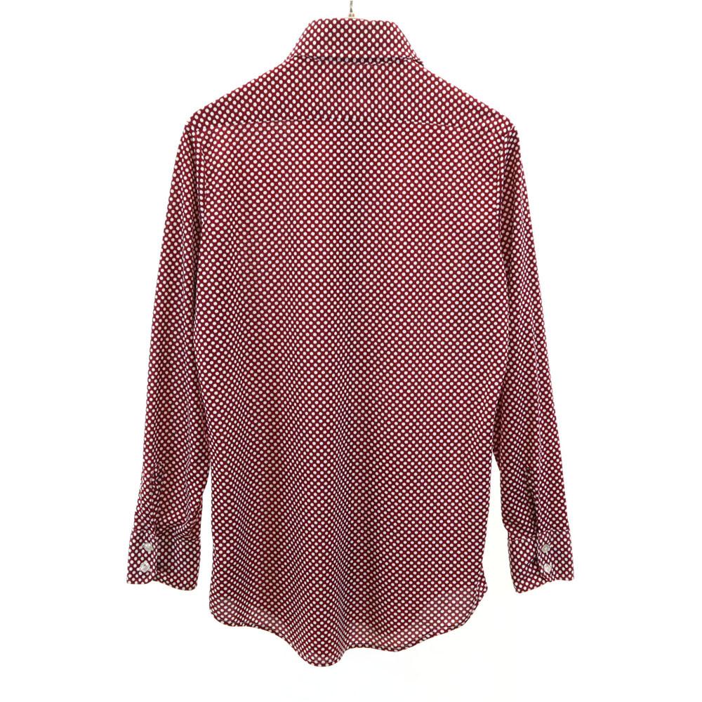 MEDICI 70s Vintage Dot Pattern Long Sleeve Shirt 15-32 Polka Dot Men's Used