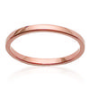 Rose Gold Plated 'Lien d'Amour' Gold Plated Wedding Ring - 2 Mm