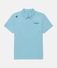 DESCENTE Tough Small Wording Polo Short Sleeve T-Shirt Blue Sr323Ups74 (A Type)