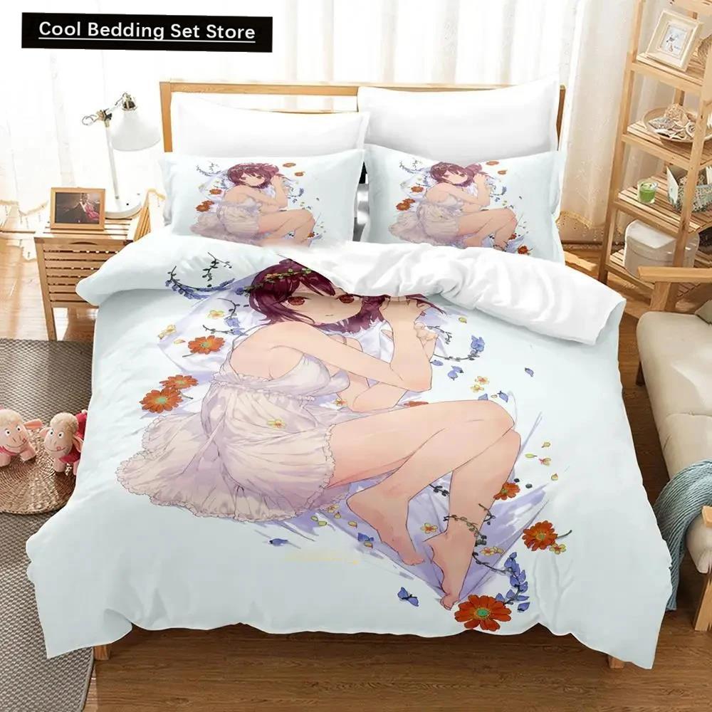 3D Druck Anime Atelier Sophie Bettwäsche Set Bettbezug Bettset Steppdecke Kissenbezug Bettdecke King Queen Größe Heimtextilien