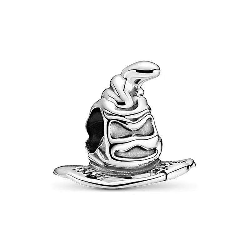 DIY Harry Potter Magic Academy Dangle Charm Bead European Silver Bracelet Jewelry Women Gift Accessories