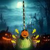 Flytande Halloweenkvast 31,5" Hög Elektrisk Häxa Flygande Kvast Animerad Spökdansande Kvast med LED för Inomhus Hem Golvdekor