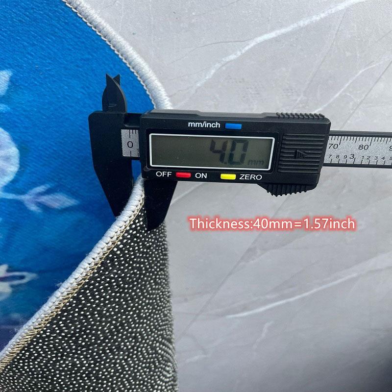 Tappeto Rotondo ADO Den Haag, Tappeto per Soggiorno Camera da Letto Divano Stanza dei Giochi Decorazione, Tappetino Antiscivolo