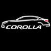 2PCS for Toyota Corolla 2007-2020, LED Door Welcome Light Projector Shadow Light, Ground Light, Door Warning Light
