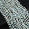Faceted Beads 2 MM Natural Stone Amazonite Round Isolation Beads For Jewelry Making DIY Necklace Bracelet Earrings Accessory