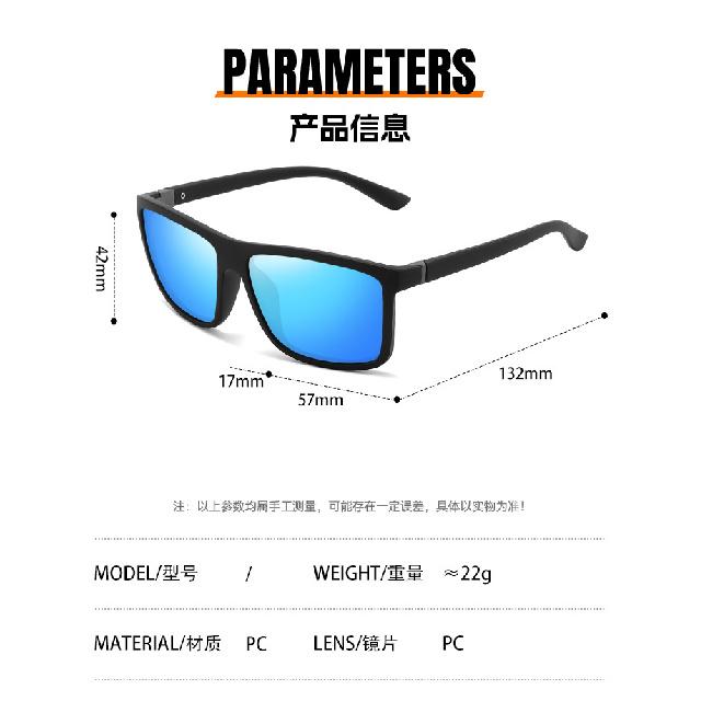 Flexible Polarized Sunglasses for Men and Women Outdoor Sports Cycling Fishing Driving Polarized Glasses