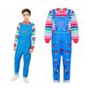 Childs Play Costume For Kids With Cartoon Design And Soft Fabric For Halloween