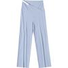 Maternity Pants for Summer Thin Wide-leg Pants for Pregnancy Without Slimming Belly Wear Ice Silk Casual Pants Loose Straight Women's Pants
