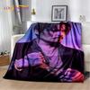 3D-printet Johnny Depp-serie Mykt Plysjteppe, Flanellteppe Kastepledd for Stue Soverom Seng Sofa Piknikdeksel