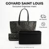 Insérer Organisateur de Sac à Dos Convient au Sac Goyard Saint Leger Shaper Liner pour Grand Cabas Séparateur Intérieur pour Sacoche Compartiment pour Ordinateur Portable Protecteur