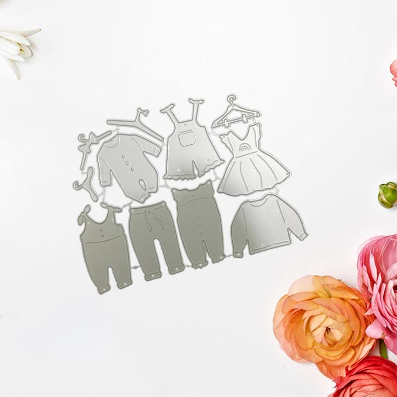 Clothes Cutting Dies Embossing Die Cuts Metal Template for DIY Scrapbooking Gift Card Making Crafts Embossing Decoration