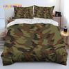 Military Camouflage Color Comforter Bedding Set,Duvet Cover Bed Set Quilt Cover Pillowcase,King Queen Size Bedding Set Kid Adult
