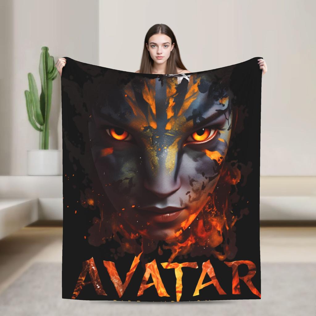 Avatar Vuur en As Deken Kwaliteit Warm Zacht Plaid Winter Jongen Meisje Buiten Mode Sprei