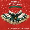 Christmas Cat Dog Drool Bib Lace Saliva Towel Adjustable Pet Costume Accessories